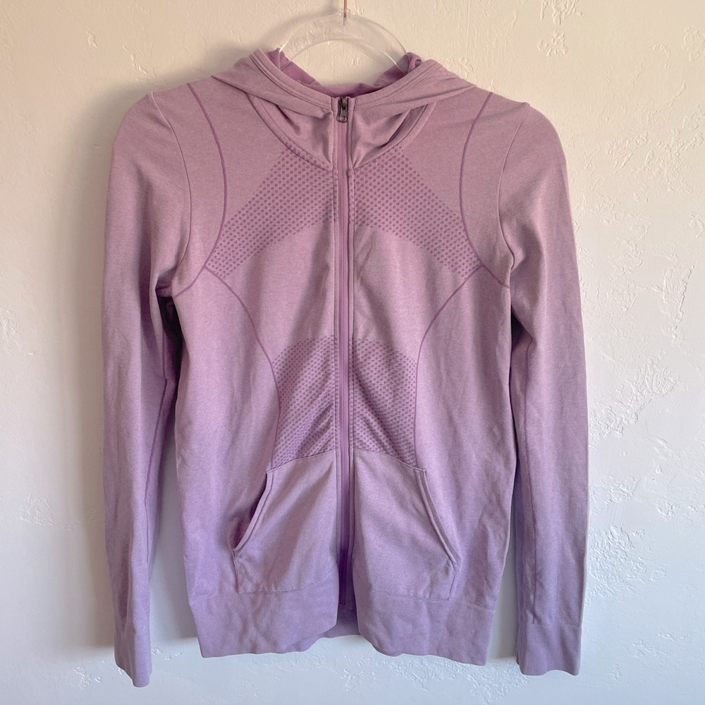 Zella zip up hoodie purple athletic top size small excellent condition - Picture 1 of 4